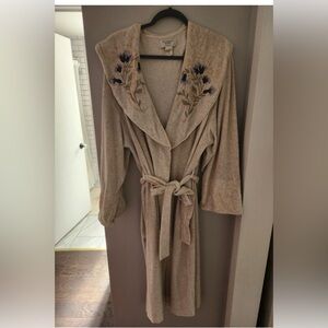 Vintage Victoria Secret Collection Velour Robe L